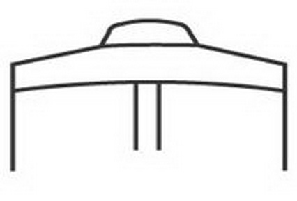 Center box pleat
