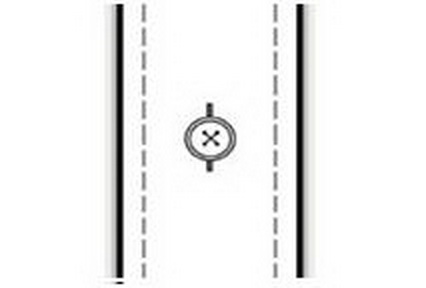 With regular placket