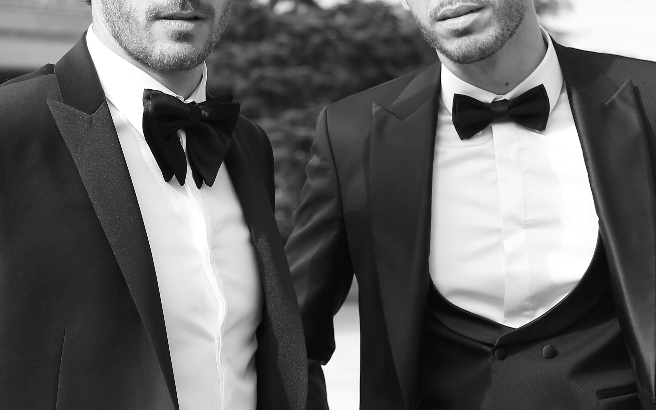Classic black single breasted custom tuxedo with peak satin lapel from Jhasper Fashion