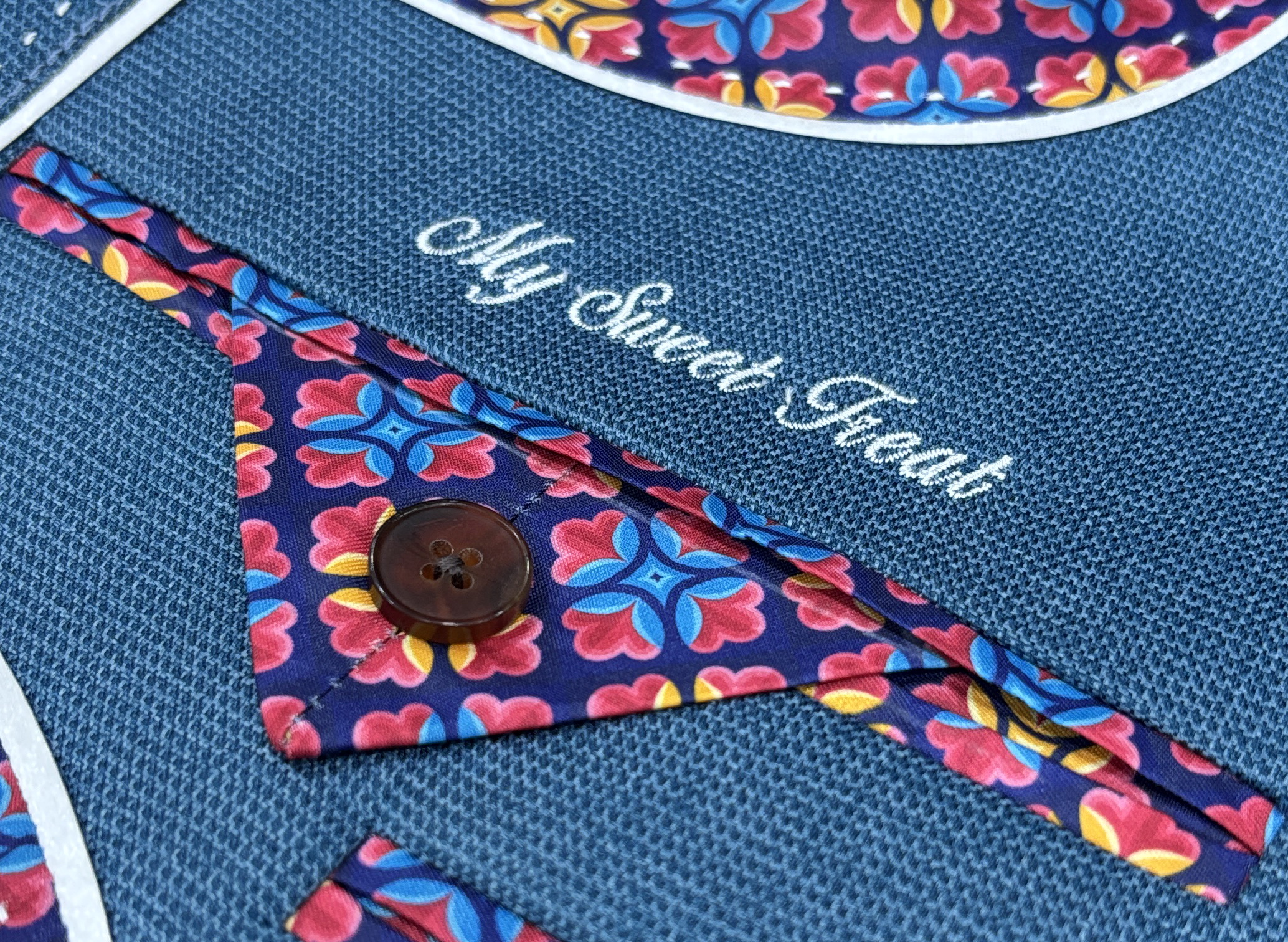 Personalised monogram detail inside jacket
